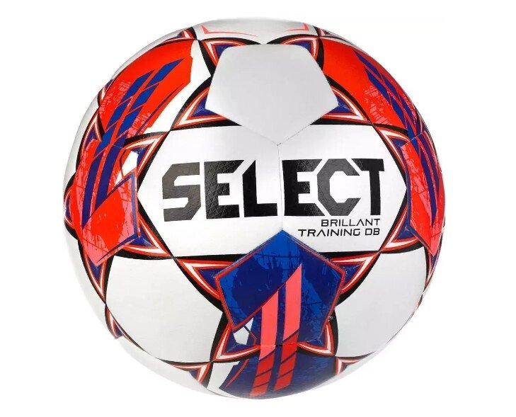 Мяч футбольный Select Brillant Training DB №5 (Бело-красный) от компании Интернет-магазин «Sport-Center » - фото 1