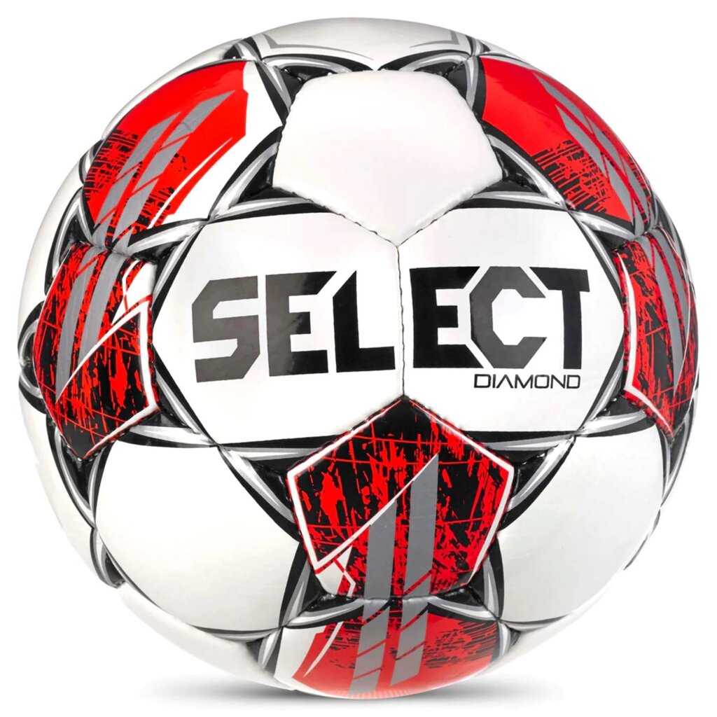 Мяч футбольный Select Diamond №4 FIFA Basic (Бело-красный) от компании Интернет-магазин «Sport-Center » - фото 1