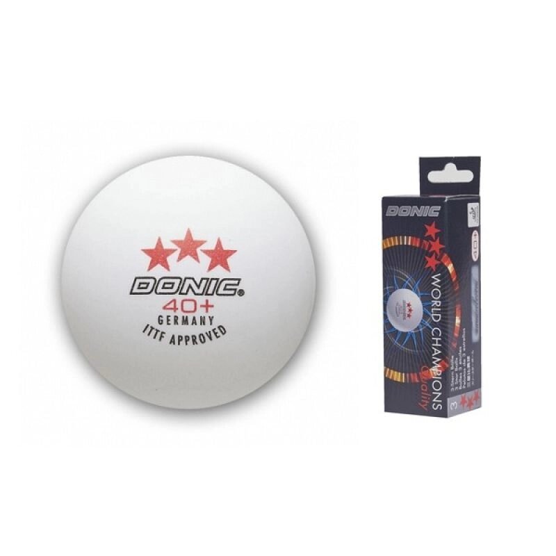 Мячи DONIC 40+ *** Cell-Free, 72 шт. от компании Интернет-магазин «Sport-Center » - фото 1