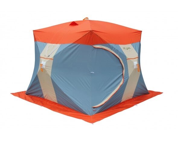 Палатка для зимней рыбалки Митек Нельма Куб-3 Люкс (с внутренним тентом) от компании Интернет-магазин «Sport-Center » - фото 1