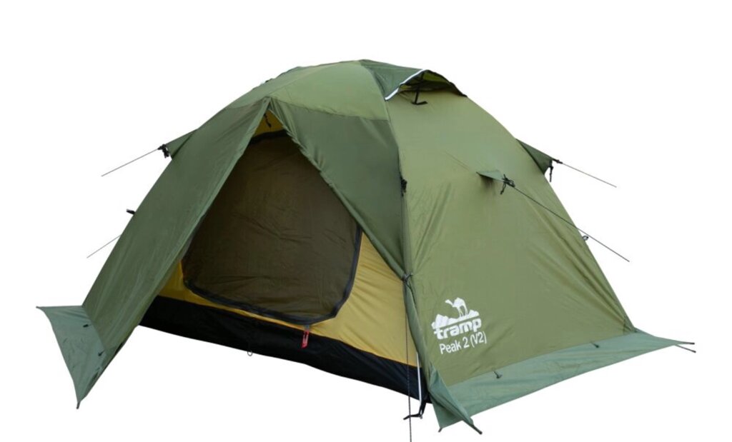 Палатка Экспедиционная Tramp Peak 2 (V2) Green от компании Интернет-магазин «Sport-Center » - фото 1