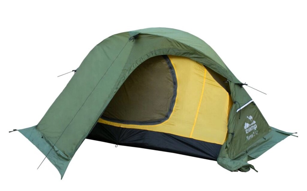 Палатка Экспедиционная Tramp Sarma 2 (V2) Green от компании Интернет-магазин «Sport-Center » - фото 1