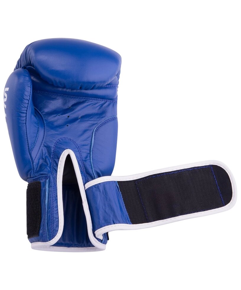 Перчатки боксерские Green Hill GYM BGG-2018 кожа, синий от компании Интернет-магазин «Sport-Center » - фото 1
