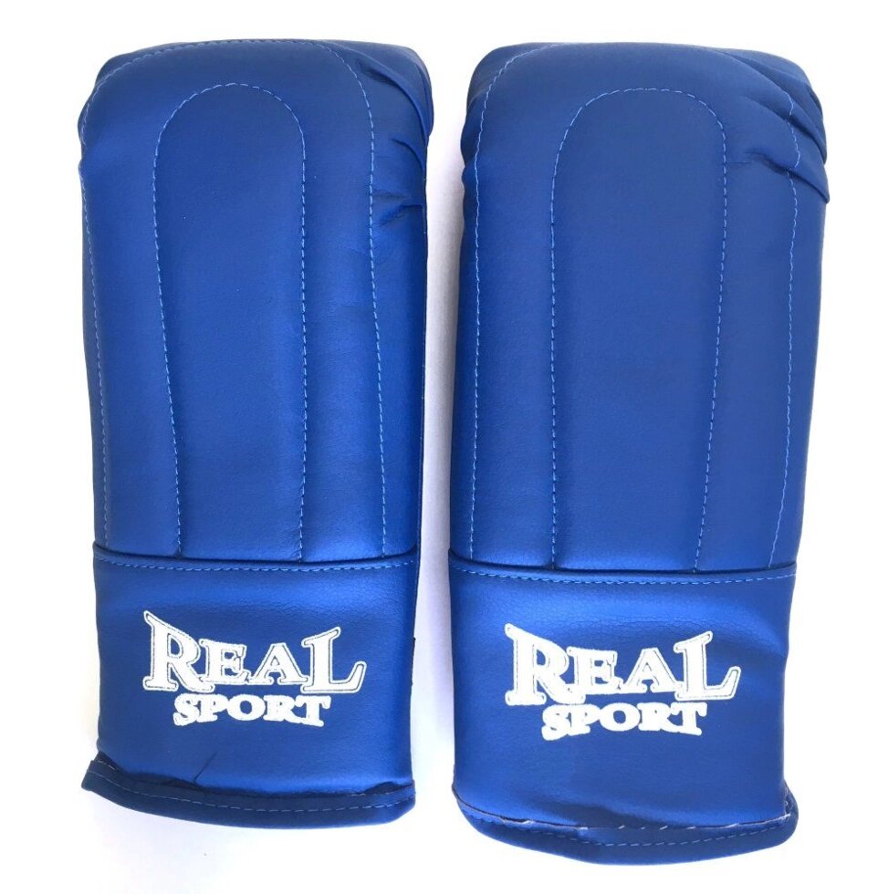 Перчатки тренировочные REALSPORT S, синий от компании Интернет-магазин «Sport-Center » - фото 1