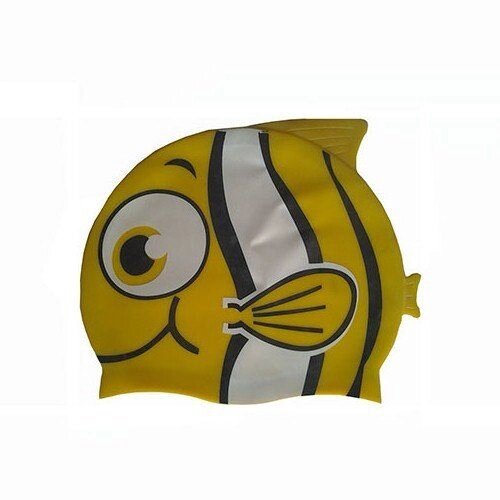 Шапочка для плавания силиконовая "Рыбка" YS30 (желтая) от компании Интернет-магазин «Sport-Center » - фото 1