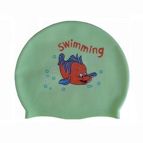 Шапочка для плавания силиконовая с рисунком RH-С от компании Интернет-магазин «Sport-Center » - фото 1