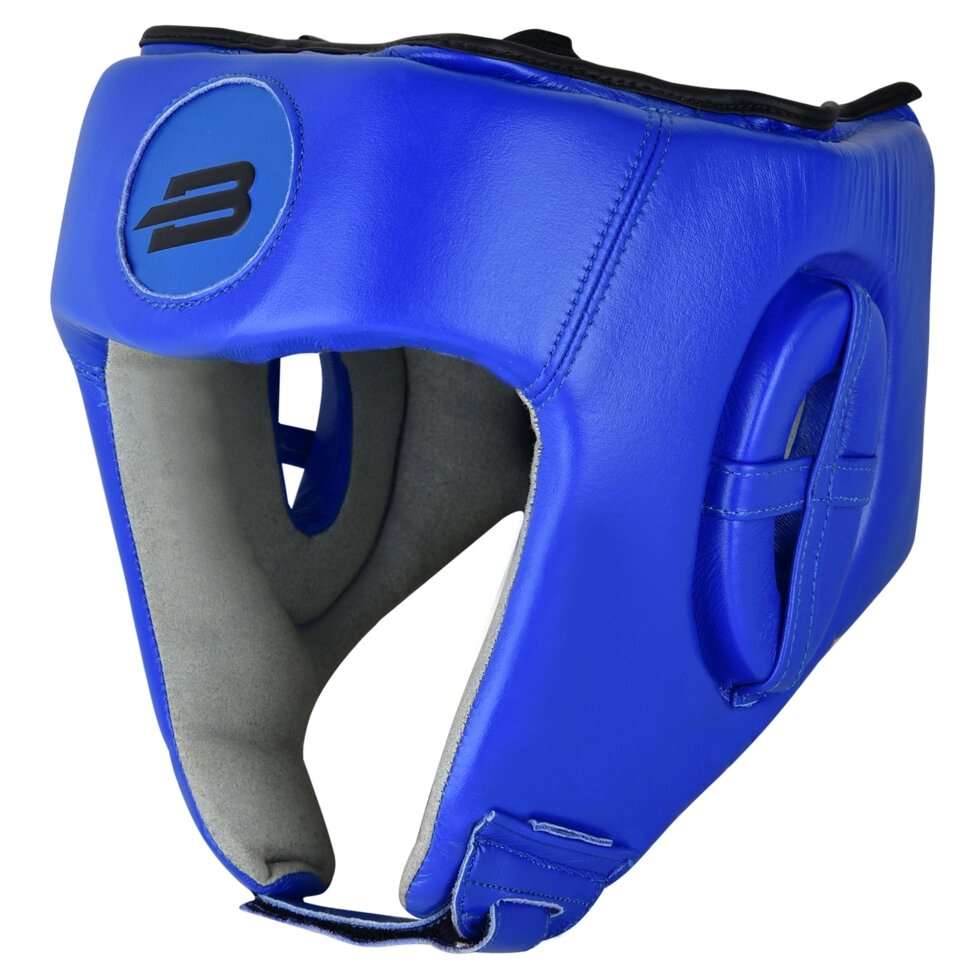 Шлем боевой BoyBo, BH500, кожа, XL, синий от компании Интернет-магазин «Sport-Center » - фото 1