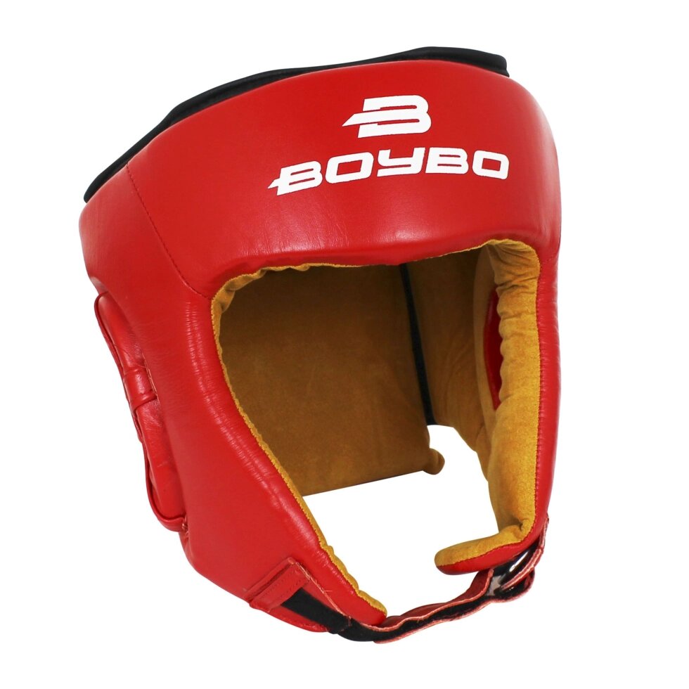 Шлем BoyBo кожа боевой красн. XL от компании Интернет-магазин «Sport-Center » - фото 1