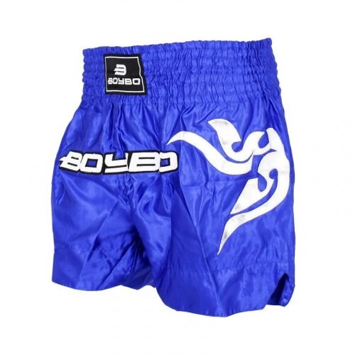 Шорты BoyBo для тайского бокса синие L от компании Интернет-магазин «Sport-Center » - фото 1