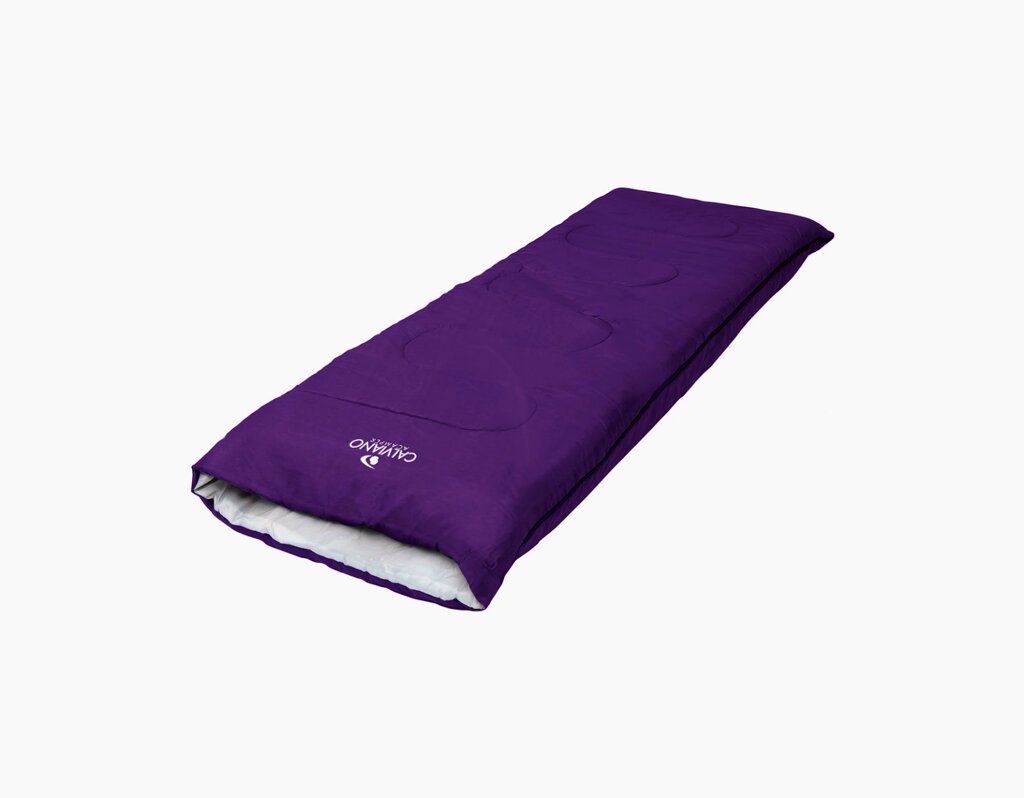 Спальный мешок 2в1 Calviano BRUNI 300г/м2 (фиолетовый) от компании Интернет-магазин «Sport-Center » - фото 1