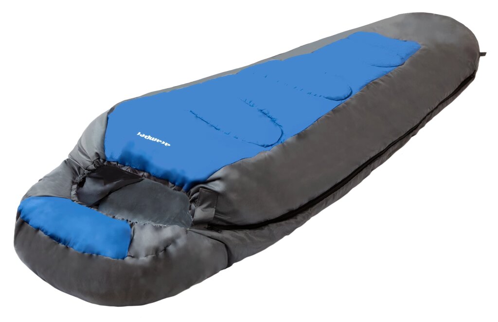 Спальный мешок ACAMPER BERGEN 300г/м2 (gray-blue) от компании Интернет-магазин «Sport-Center » - фото 1