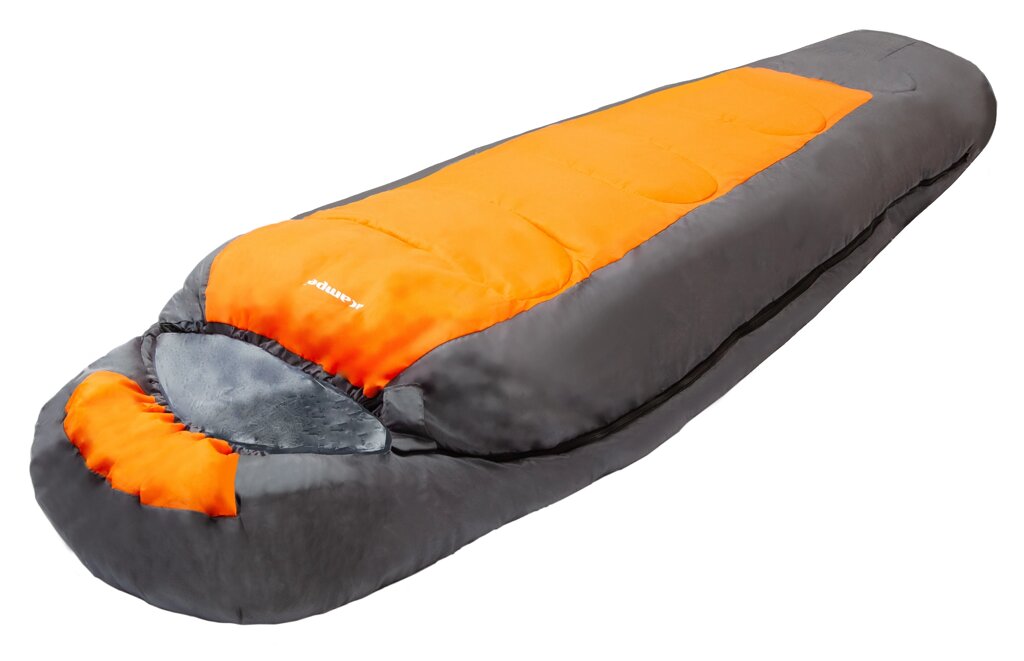 Спальный мешок ACAMPER BERGEN 300г/м2 (gray-orange) от компании Интернет-магазин «Sport-Center » - фото 1