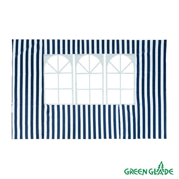 Стенка для шатра Green Glade 4120 (синяя) с окном от компании Интернет-магазин «Sport-Center » - фото 1