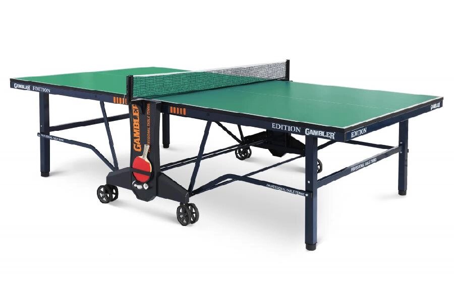 Стол теннисный GAMBLER Edition (Зелёный) от компании Интернет-магазин «Sport-Center » - фото 1