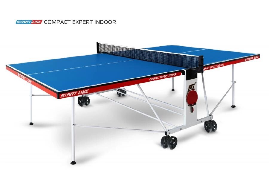 Стол теннисный Start Line Compact EXPERT (Синий) от компании Интернет-магазин «Sport-Center » - фото 1