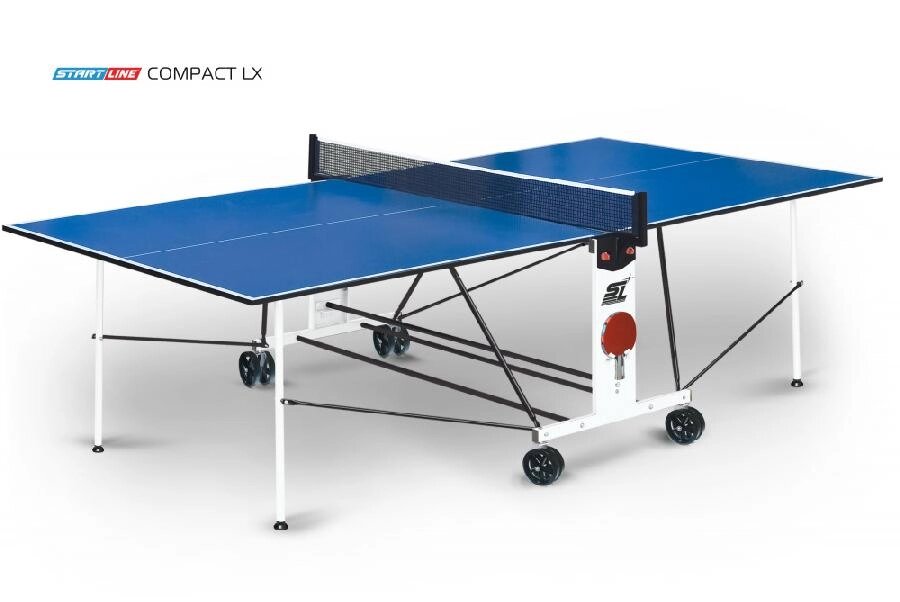 Стол теннисный Start Line Compact LX (Синий) от компании Интернет-магазин «Sport-Center » - фото 1