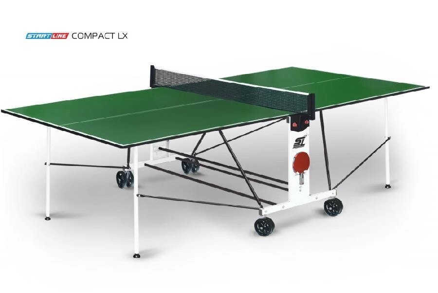 Стол теннисный Start Line Compact LX (Зелёный) от компании Интернет-магазин «Sport-Center » - фото 1