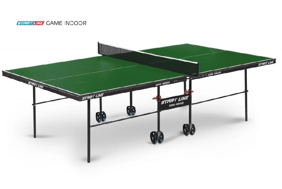 Стол теннисный Start Line Game с сеткой (Зелёный) от компании Интернет-магазин «Sport-Center » - фото 1