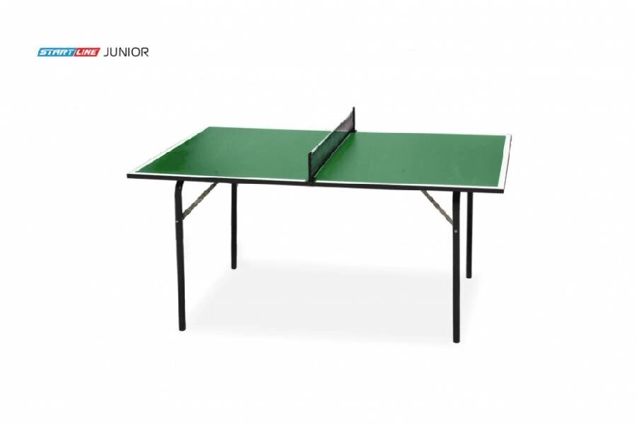 Стол теннисный Start Line Junior Зелёный с сеткой (Зелёный) от компании Интернет-магазин «Sport-Center » - фото 1