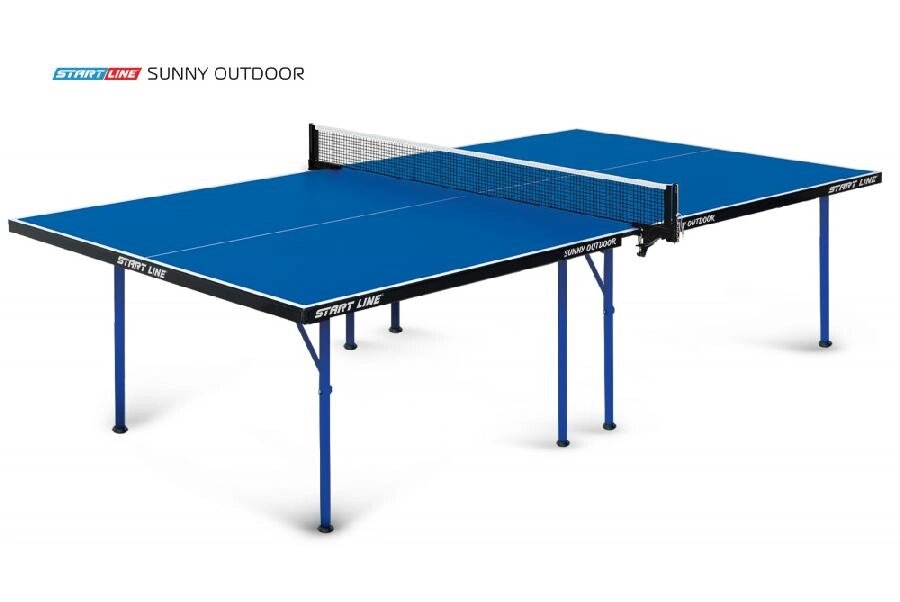 Стол теннисный Start Line Sunny Всепогодный (Синий) от компании Интернет-магазин «Sport-Center » - фото 1