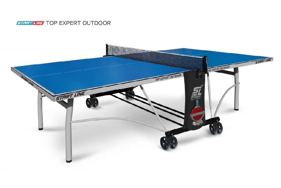 Стол теннисный Start Line Top Expert 6 Всепогодный (Синий) от компании Интернет-магазин «Sport-Center » - фото 1