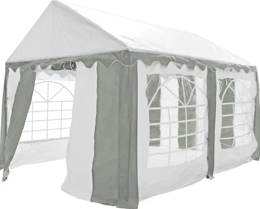 Торговая палатка Sundays Party 3x4 (белый-серый) от компании Интернет-магазин «Sport-Center » - фото 1