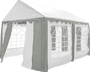 Торговая палатка Sundays Party 3x4 (белый-серый)