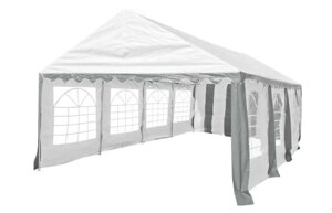 Торговая палатка Sundays Party 4x8 (белый-серый)