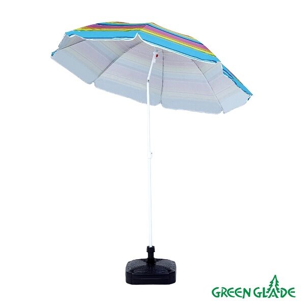 Зонт пляжный Green Glade 1255 от компании Интернет-магазин «Sport-Center » - фото 1