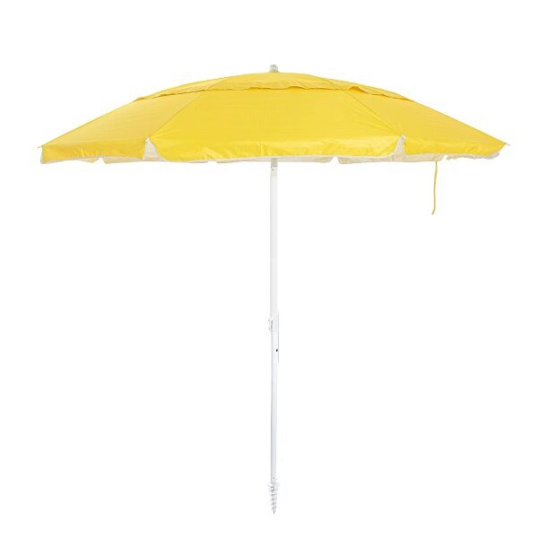 Зонт пляжный Green Glade 1282 (желтый) + ворот от компании Интернет-магазин «Sport-Center » - фото 1