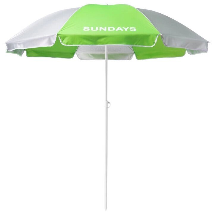 Зонт пляжный Sundays HYB1812 (зеленый-серебро) от компании Интернет-магазин «Sport-Center » - фото 1