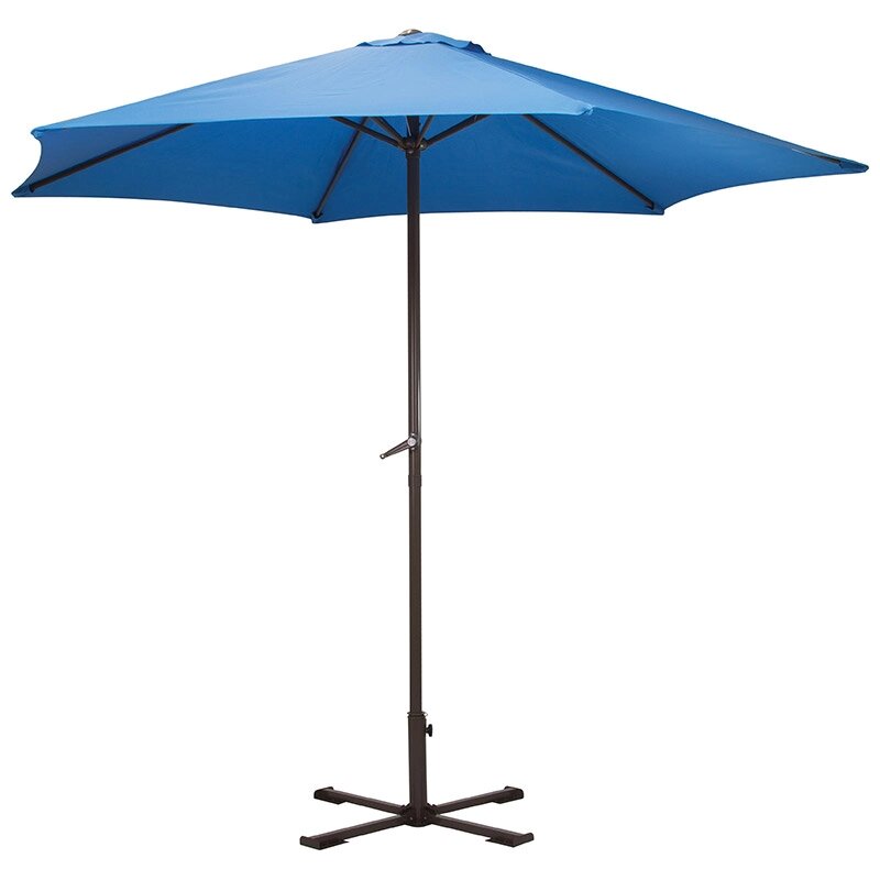 Зонт садовый ECOS GU-01 (синий) c подставкой от компании Интернет-магазин «Sport-Center » - фото 1
