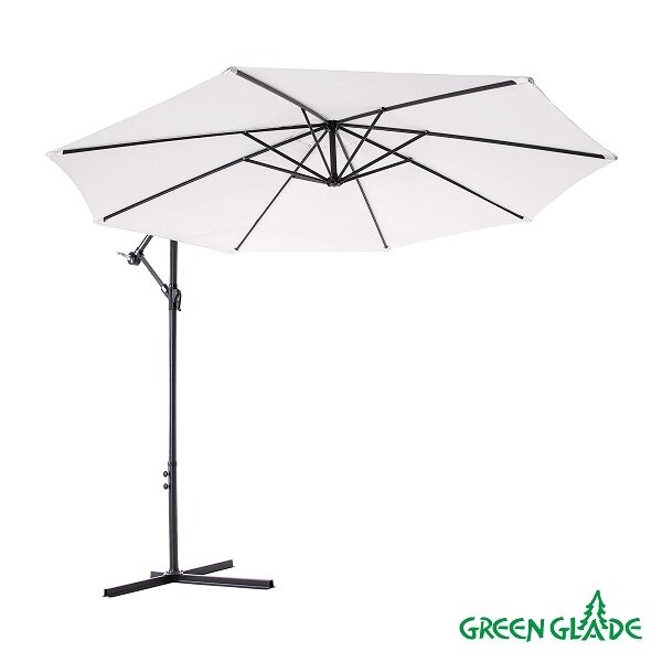 Зонт садовый Green Glade 8002 (серый) от компании Интернет-магазин «Sport-Center » - фото 1