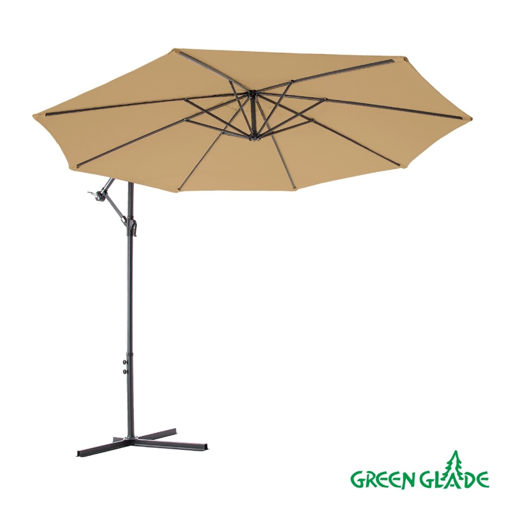 Зонт садовый Green Glade 8003 (светло-коричневый) от компании Интернет-магазин «Sport-Center » - фото 1