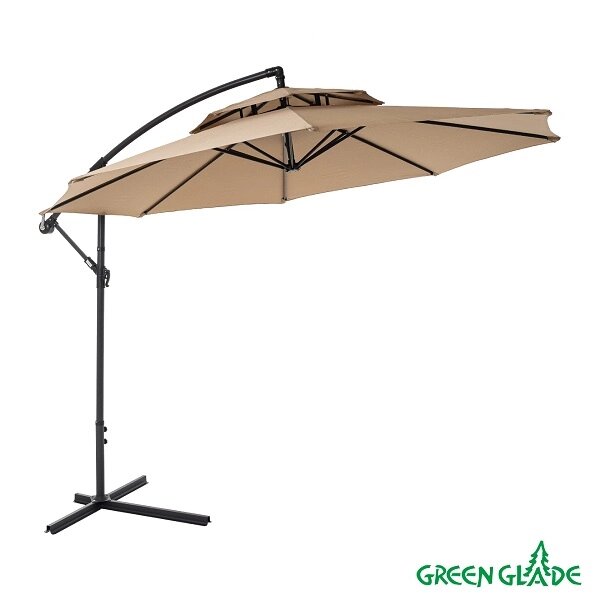 Зонт садовый Green Glade 8803 (светло-коричневый) от компании Интернет-магазин «Sport-Center » - фото 1