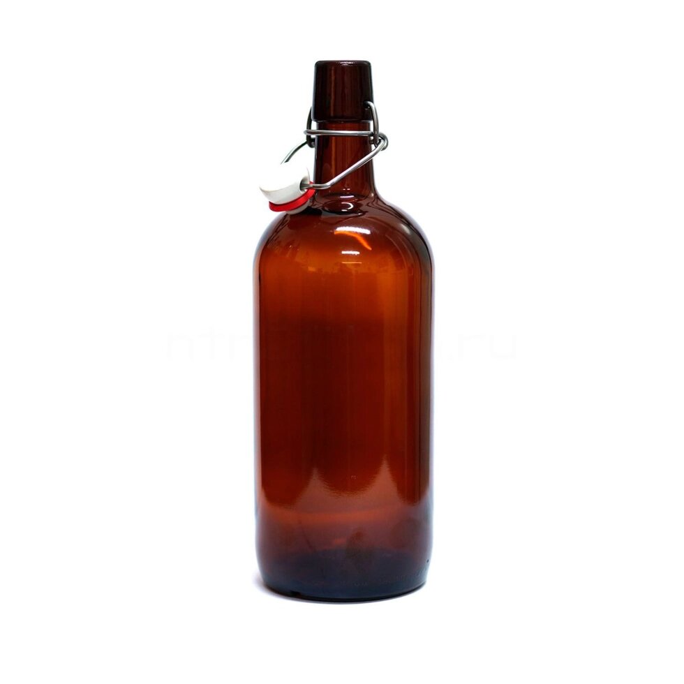 Бутылка 1 л с бугельной пробкой от компании Iнтэрнэт-крама - фото 1