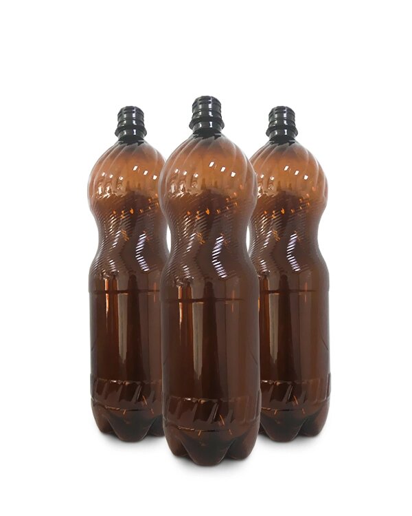 Бутылка пластиковая с пробкой 1,5 литра 10 шт от компании Iнтэрнэт-крама - фото 1