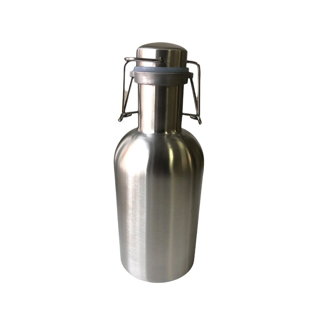Бутылка стальная Гроулер 1 литр от компании Iнтэрнэт-крама - фото 1