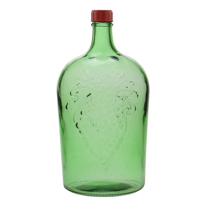 Бутылка Винная 3 литра зеленая от компании Iнтэрнэт-крама - фото 1