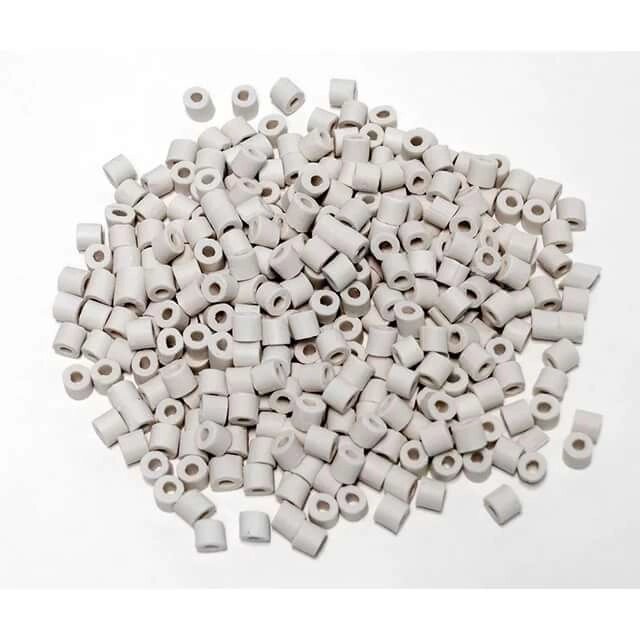Дистилляционные керамические кольца 6х6х2 мм 500г от компании Iнтэрнэт-крама - фото 1
