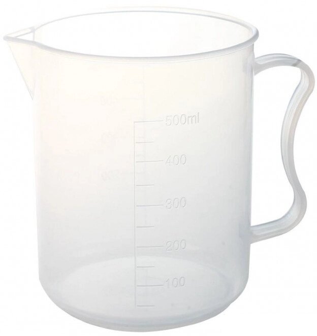 Мерный стакан пластиковый 500 мл от компании Iнтэрнэт-крама - фото 1