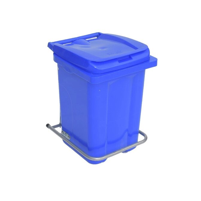 Мусорный контейнер 60 литров, синий от компании Iнтэрнэт-крама - фото 1