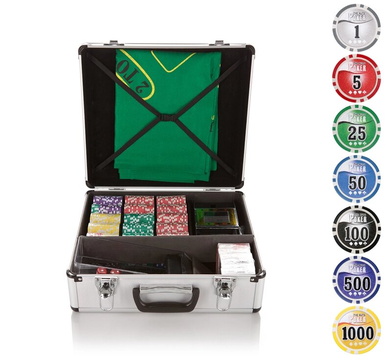 Набор для игры в покер и блэк-джек Nuts на 600 фишек от компании Iнтэрнэт-крама - фото 1