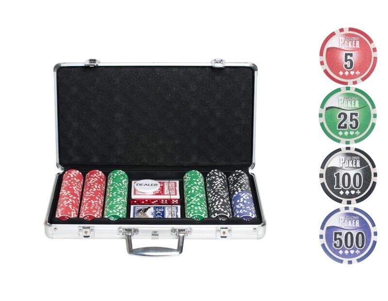 Набор для покера NUTS на 300 фишек от компании Iнтэрнэт-крама - фото 1
