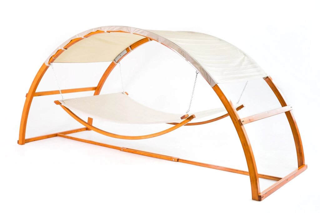 Подвесная кровать с аркой Индивуд от компании Iнтэрнэт-крама - фото 1