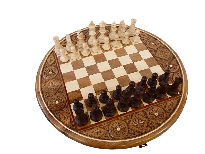Шахматы ручной работы арт. 100 от компании Iнтэрнэт-крама - фото 1