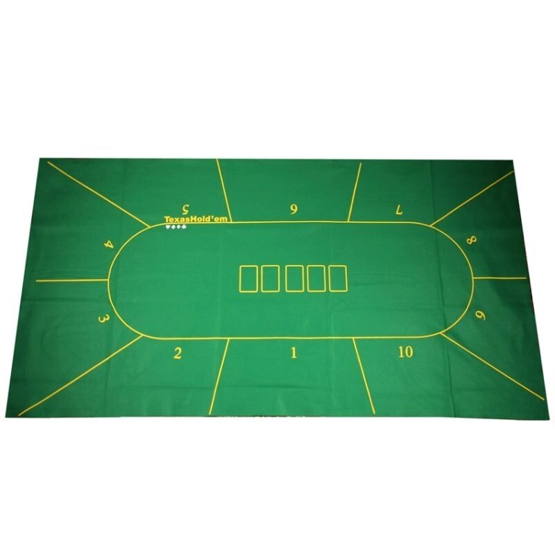 Сукно для покера с разметкой на 10 игроков от компании Iнтэрнэт-крама - фото 1