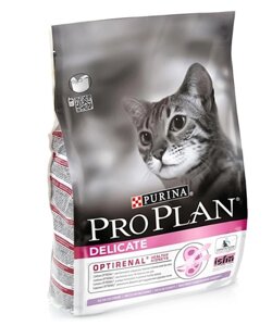 Сухой корм для кошек Pro Plan Delicate Adult с индейкой (1,5 кг)