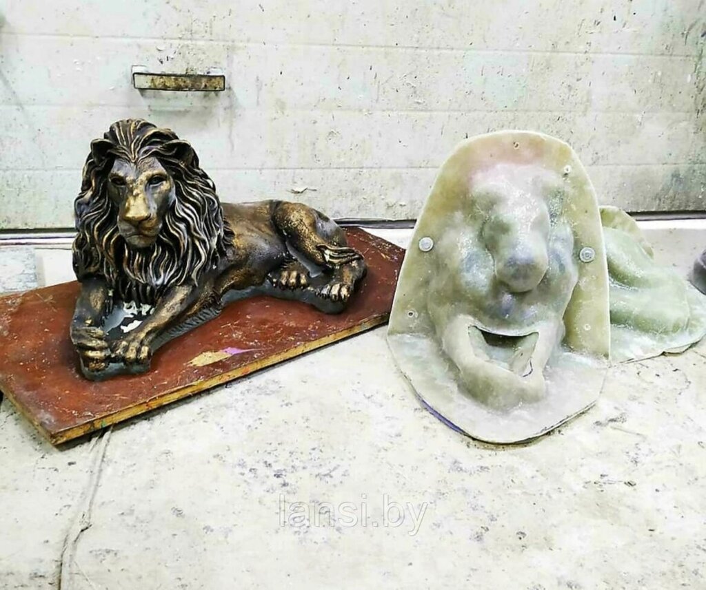 Форма для литья скульптуры "Лев лежщий" от компании ООО «Ланси» - фото 1