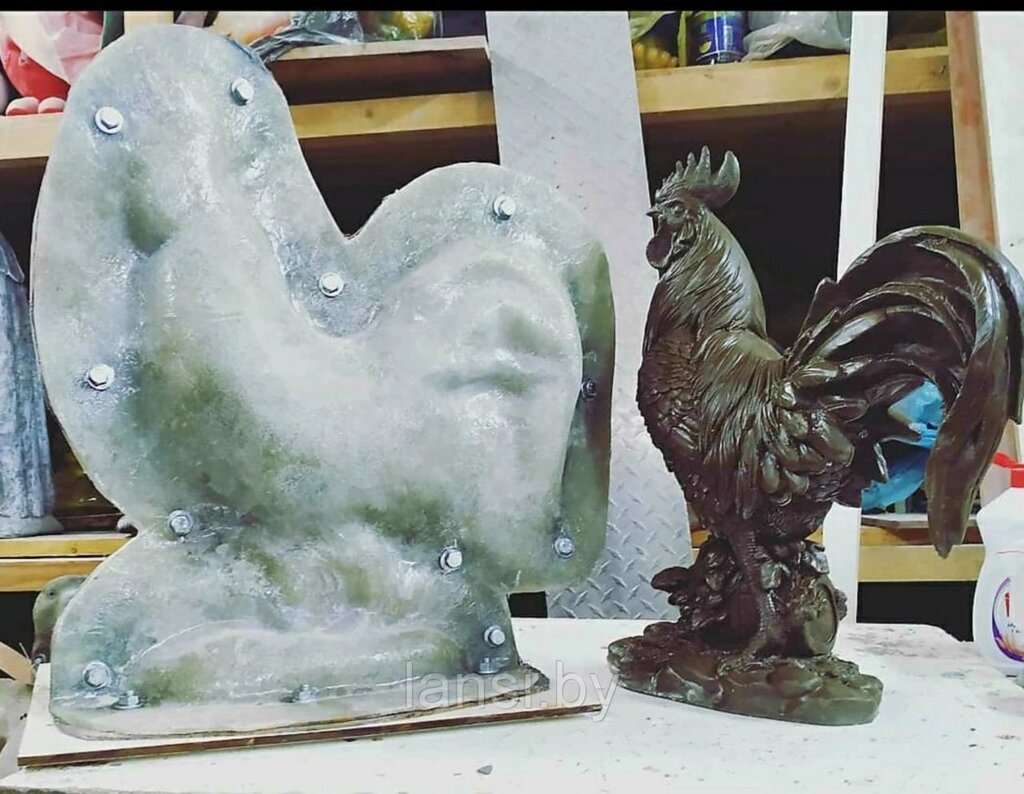 Форма для литья скульптуры "Петух" от компании ООО «Ланси» - фото 1